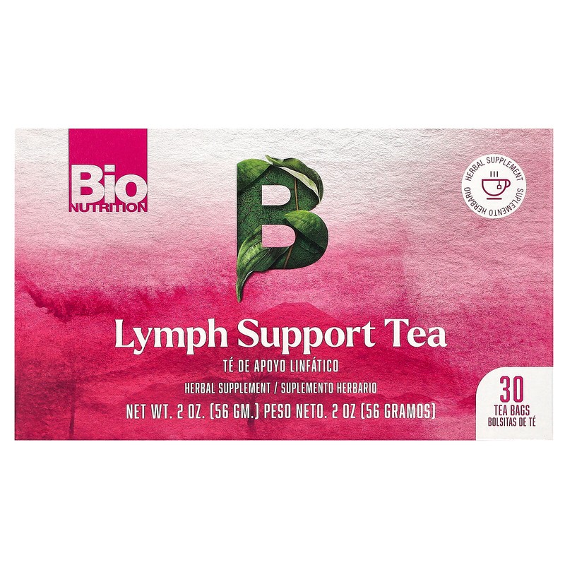Lymph Support Tea, Caffeine Free, 30 Tea Bags, 2 oz (56 g)