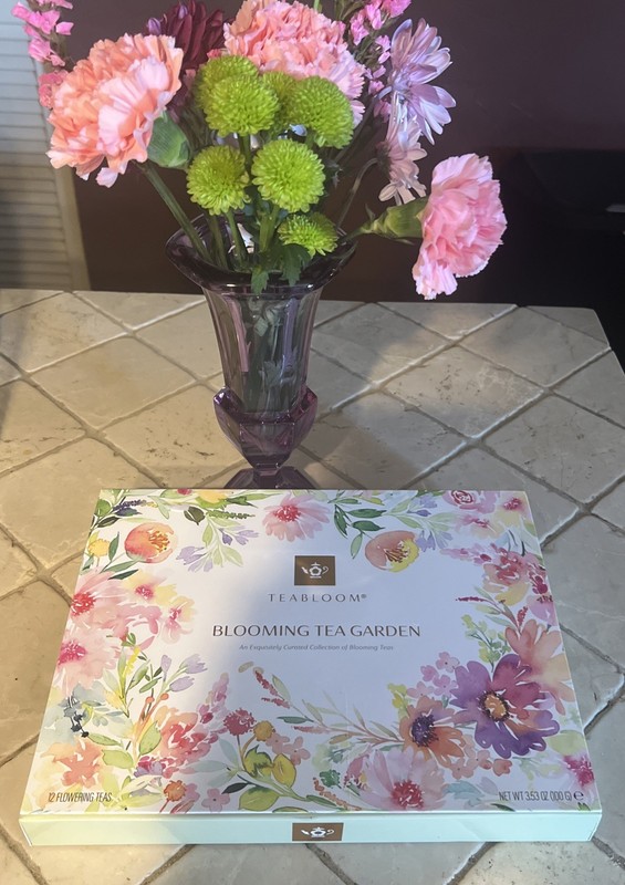 NEW Teabloom Blooming Tea Garden 12 Assorted Flowering Tea Chest BB March 2028