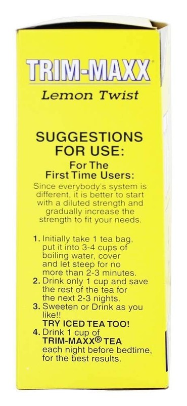 Diet Trim-Maxx Tea Lemon, 60 Count gallery