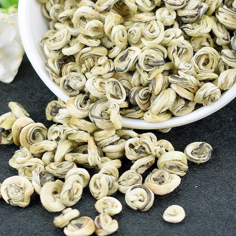 250g Snail Jasmine Chinese Green Tea Yu Luo Wang Pearl Jasmin Handmade Green tea