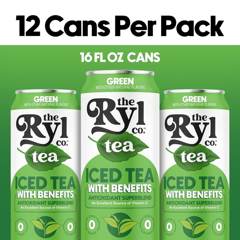 Delicious Green Tea with Antioxidants - Zero Calorie, Ready-to-Drink 12-Pack gallery