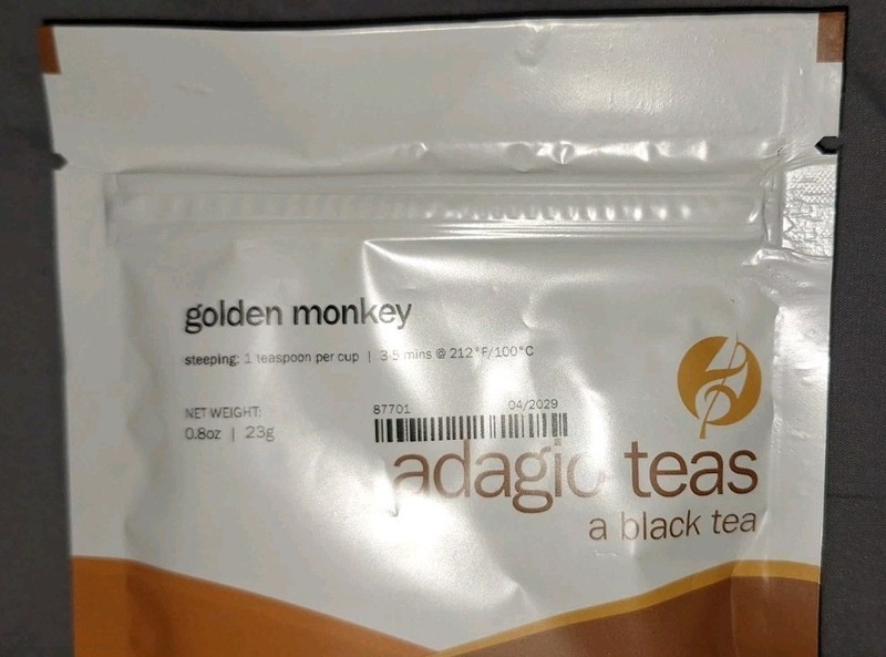 Adagio Golden Monkey Looseleaf Black Tea, Golden Monkey Black Tea .8oz 23 Grams gallery