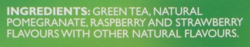TWINING TEA GREEN POMEGRANATE RASPBERRY STRAWBERRY 20CT gallery
