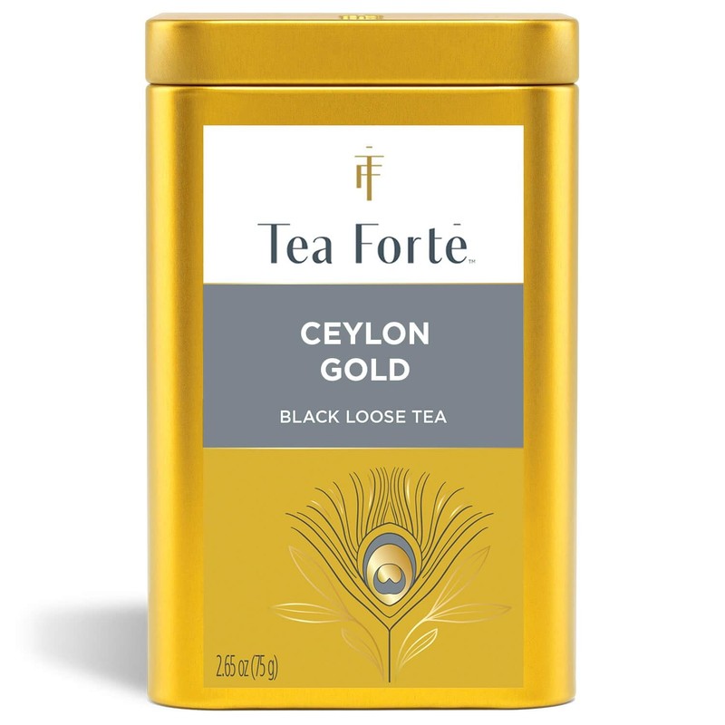 Ceylon Gold Premium Loose Leaf Black Tea Blend Canister Makes 3550 Cups