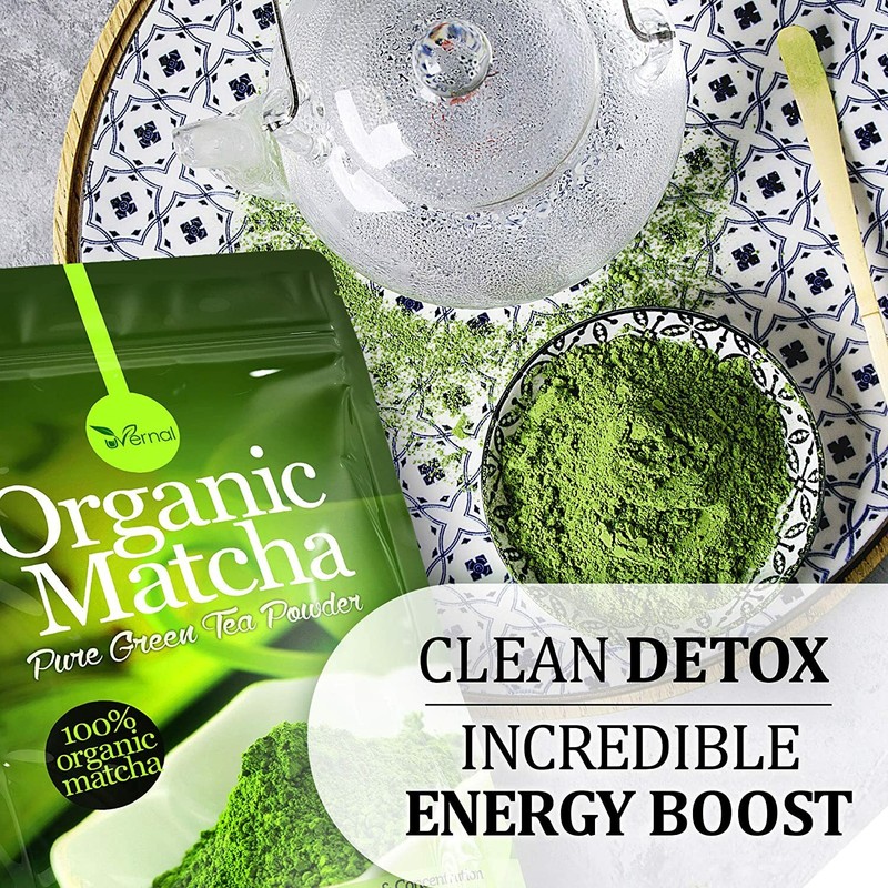 Organic Matcha Green Tea Powder 100% Pure Matcha 4oz gallery