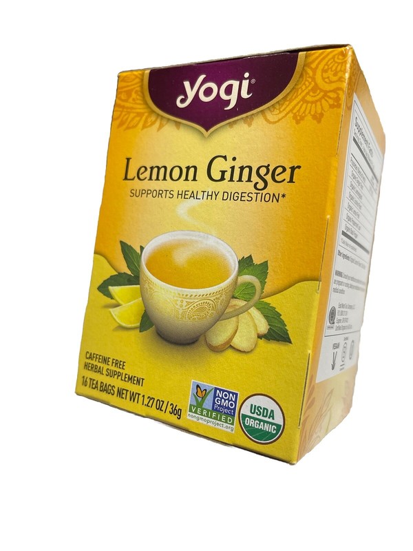 Yogi Tea - Lemon Ginger Tea (4 Pack) Caffeine Free - 64 Organic Herbal Tea Bags gallery