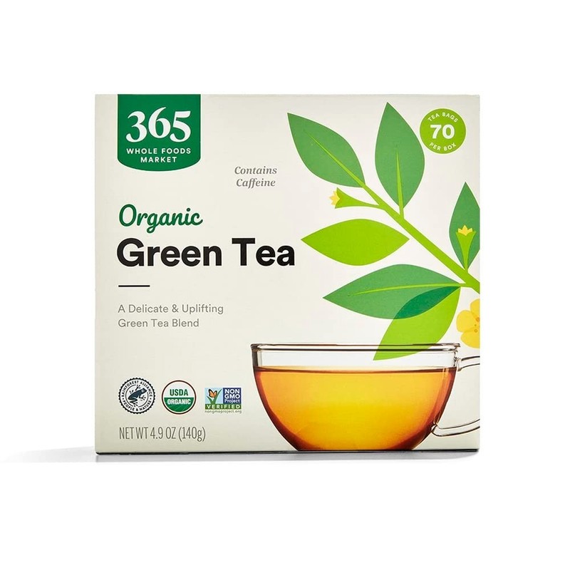 70 Count Organic Green Tea | Uplifting Flavor, Kosher & USDA Certified