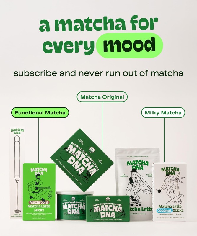 MatchaDNA Matcha Latte – Sweet Powder with 5.3 Ounce (Pack of 1) gallery