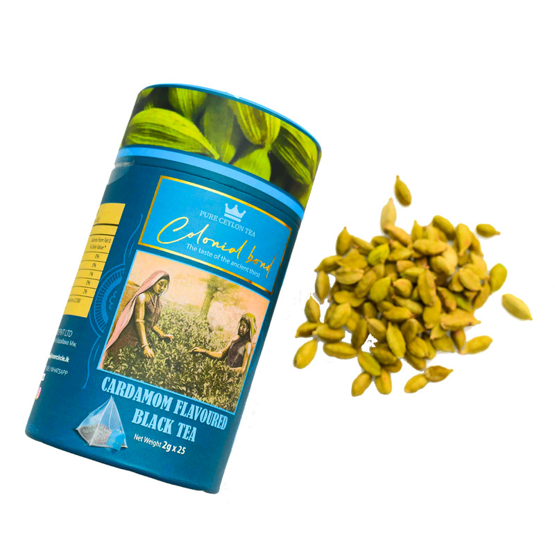 Cardamom Flavored Black Tea - Colonial Bond Ceylon Tea Bags 2g x 25 gallery