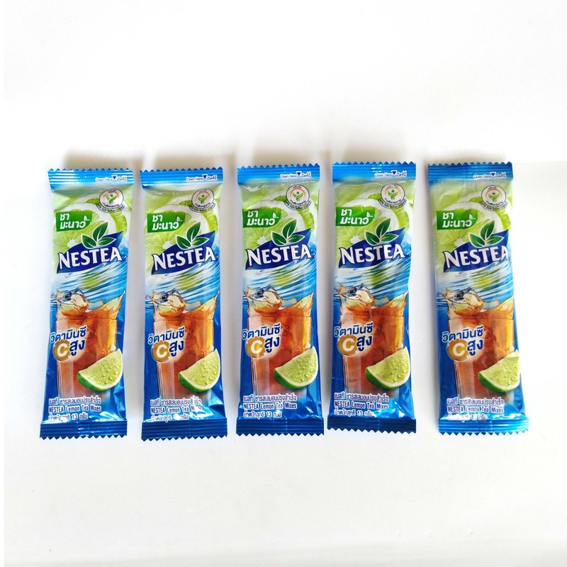 Nestea Thai Powder Lemon Tea Brewable Both Hot And Cool 13g.x30 Sachet Ice Tea gallery