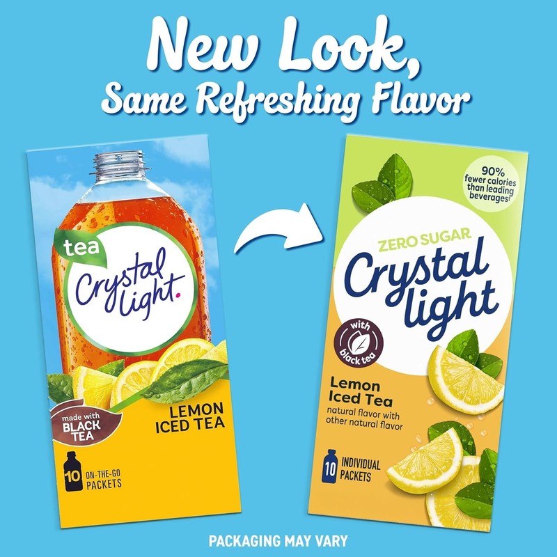 Crystal Light Sugar-Free Lemon Iced Tea On-The-Go Powdered Drink Mix 120 Count gallery