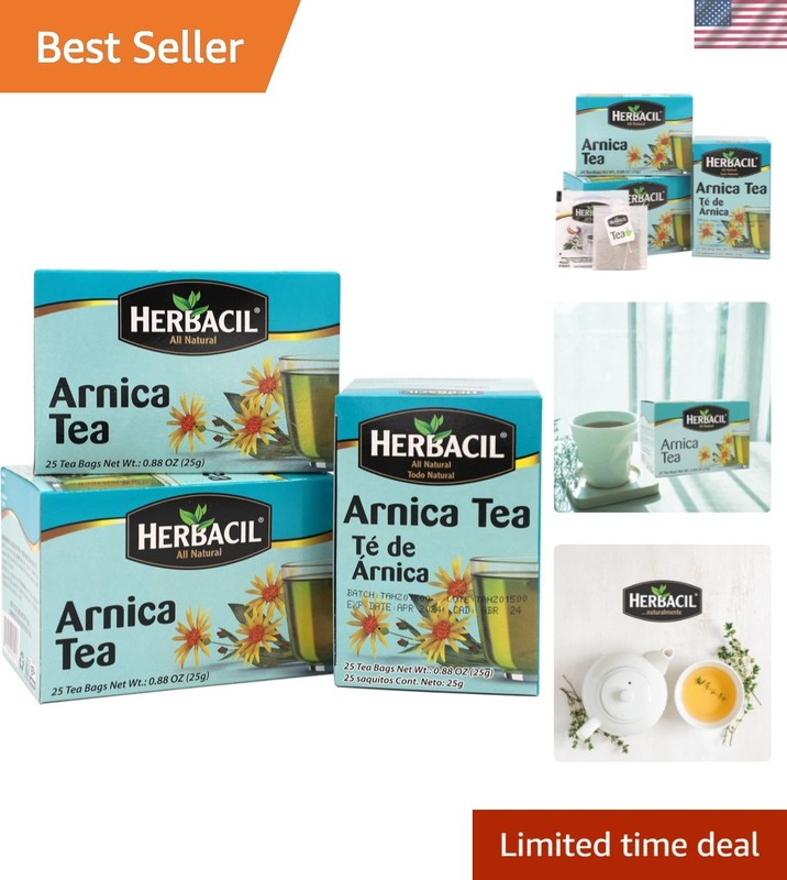 Soothing Arnica Herbal Tea, 75 Count – Allergen-Free & for Relaxation