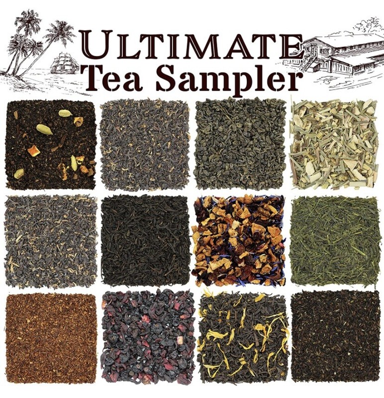 solstice tea traders Ultimate Sampler Pack Of 12 Loose Leaf Teas