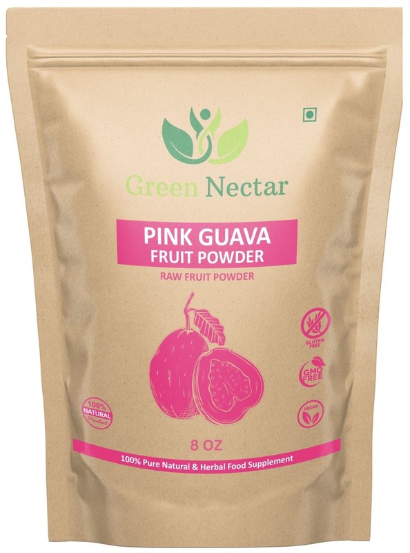 Pink Guava Fruit Powder 8 oz | Hair Growth, Skin & Nail Health | Unsweetened