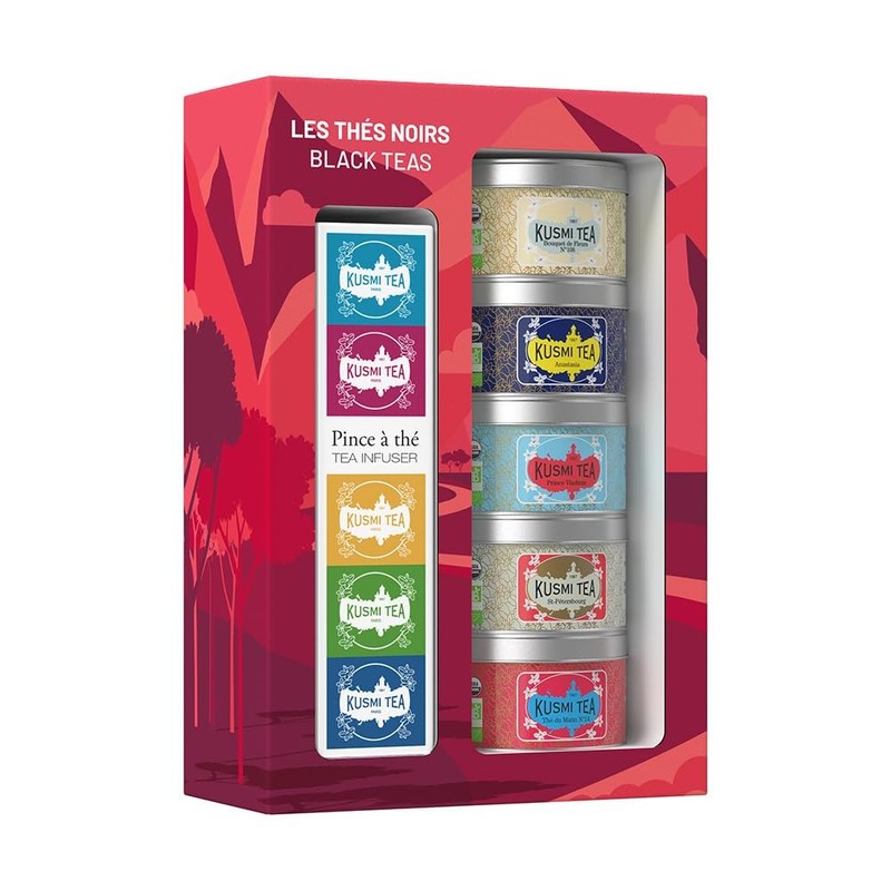 – Organic Black Tea Variety Box + Tea Infuser – Gift Idea for Men and Women -…