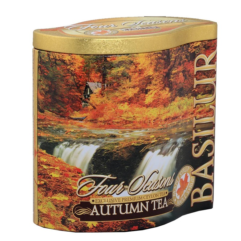 Basilur Finest Ceylon Black Tea with Maple Loose Tea in a Metal Tin 100 g gallery