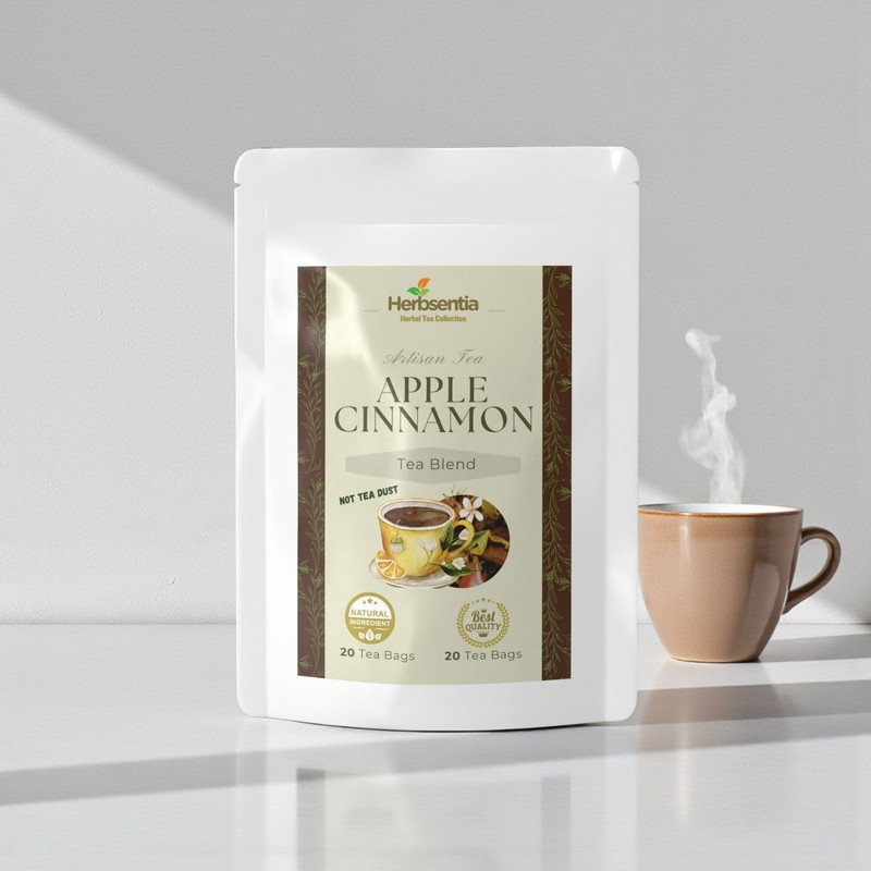 Apple Cinnamon Herbal Tea with Rooibos | Loose Leaf | Naturally Flavored