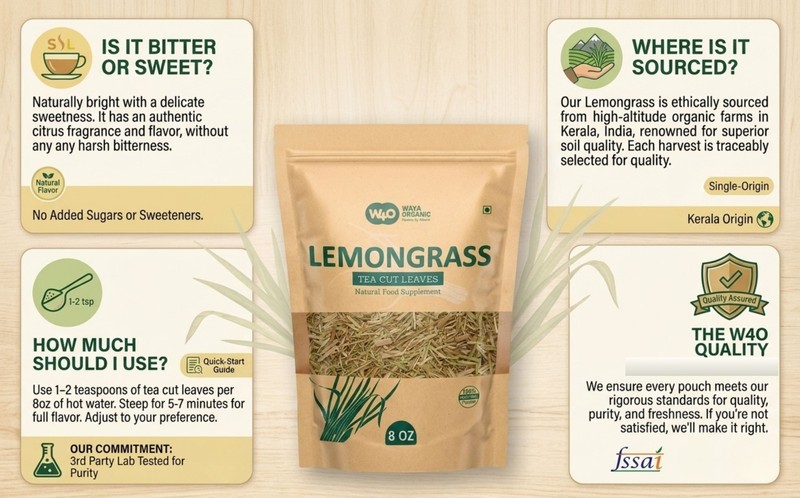 Lemongrass Loose Leaf Herbal Tea Caffeine-Free Culinary & Wellness 224g(8 oz) gallery