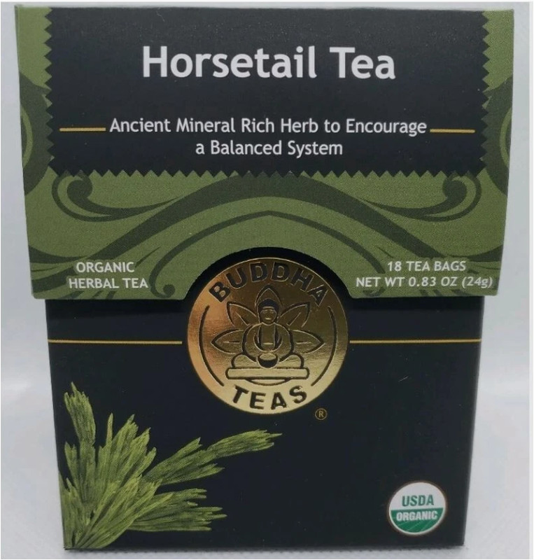 Buddha Teas Certified Organic Horsetail Tea 18 Tea Bags 12/2028
