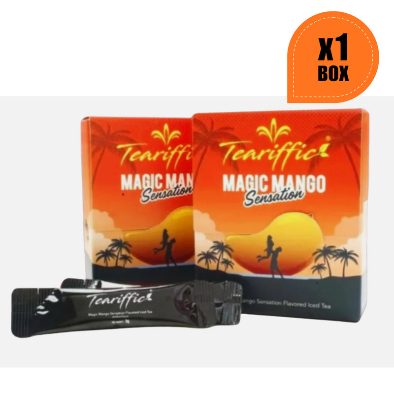 1 Box (12 Sachets)Teariffic Magic Mango Sensation Sexual Men Herb Energy Coffee