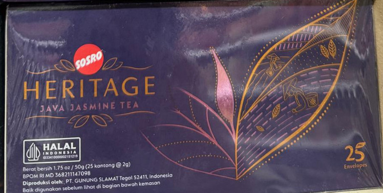 2 Box Sosro Heritage Java Jasmine Tea (25 Teabags per Box) gallery