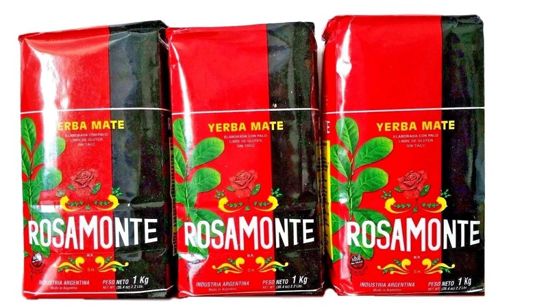 3- Pack YERBA MATE ROSAMONTE REGULAR (6.6 LB/3 KILOS)Ship from USA””