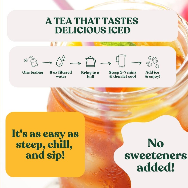 Ahmad Tea Mango Magic Black Tea, 20Count Boxes Pack of 6 gallery