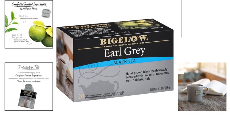 Individually Wrapped Earl Grey Black Tea Bags - 120 Count Kosher Delight gallery