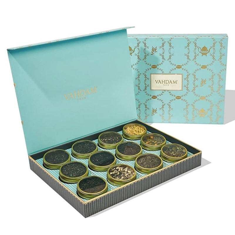 Bloom - Assorted Tea Gift Set 12 Loose Leaf Tea Tin Caddy Presentation Box | ... gallery