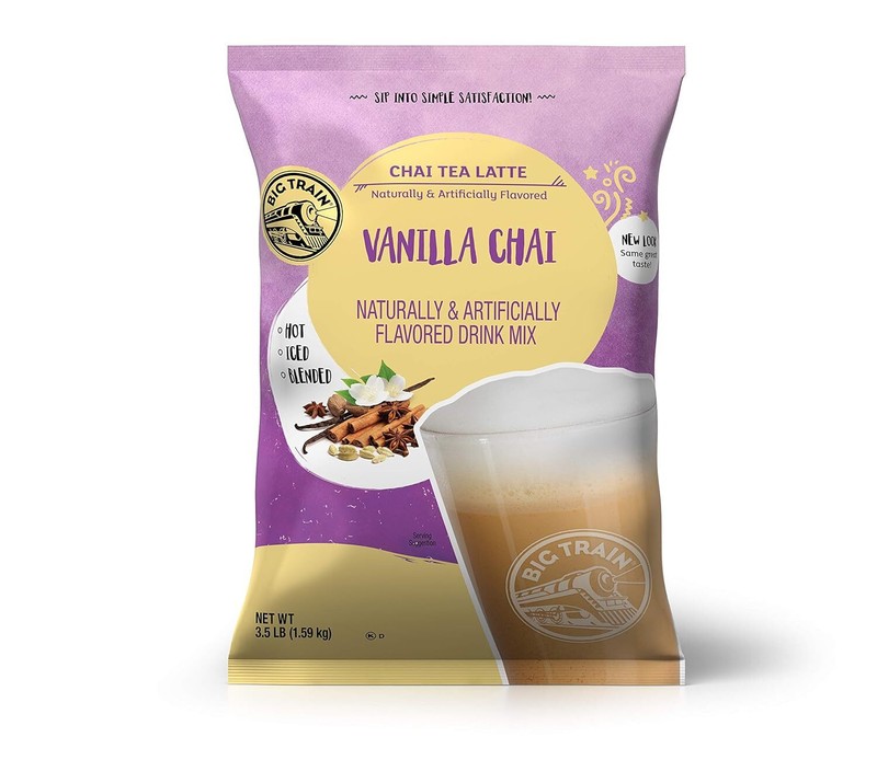 Big Train Vanilla Chai Tea Latte Instant Powdered Mix, 3.5 Pound Bag