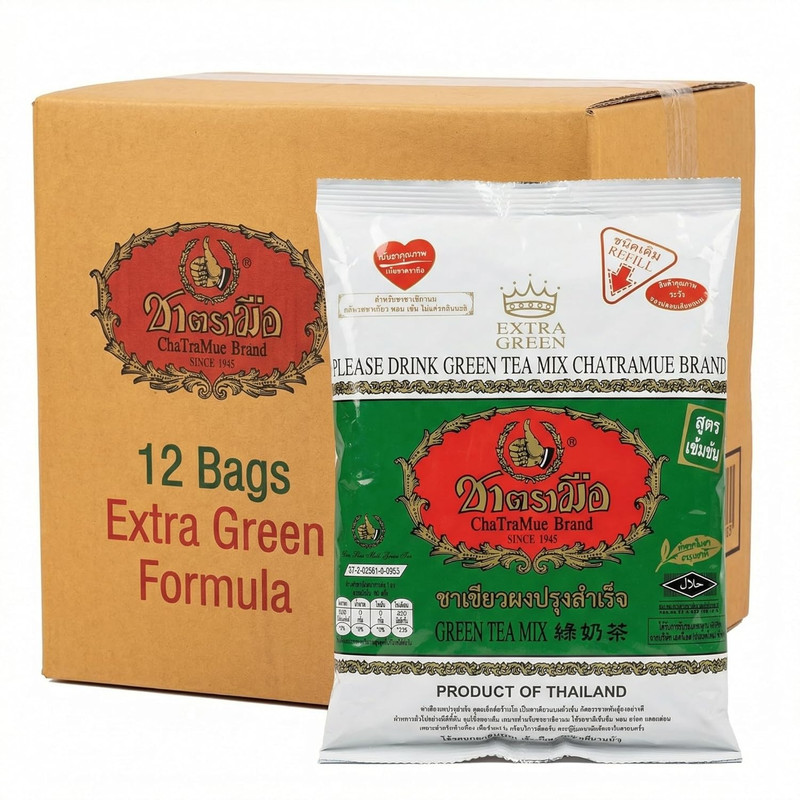 Green Tea Mix Extra Green Formula, 180g – Pack of 12