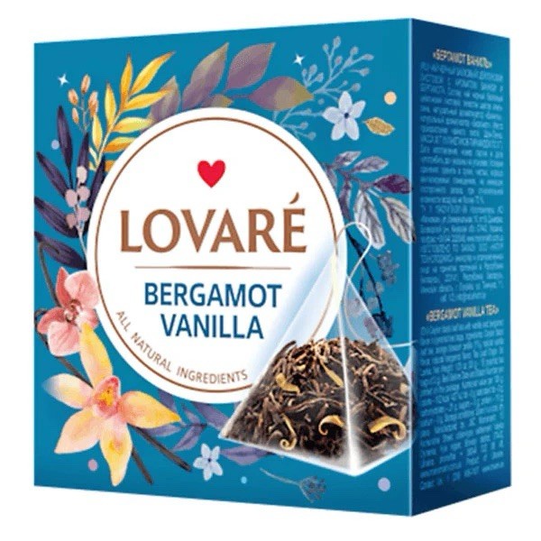 Lovare Bergamont Vanilla 15x2gr Pyramids | Ukraine | Fresh | New| FREE SHIP!
