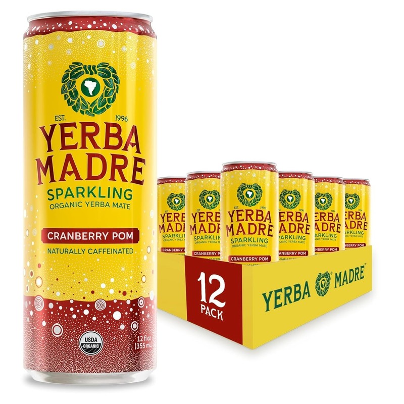 Guayaki Yerba Mate, Sparkling Clean Energy Drink Alternative 12ounce Pack of 12 gallery
