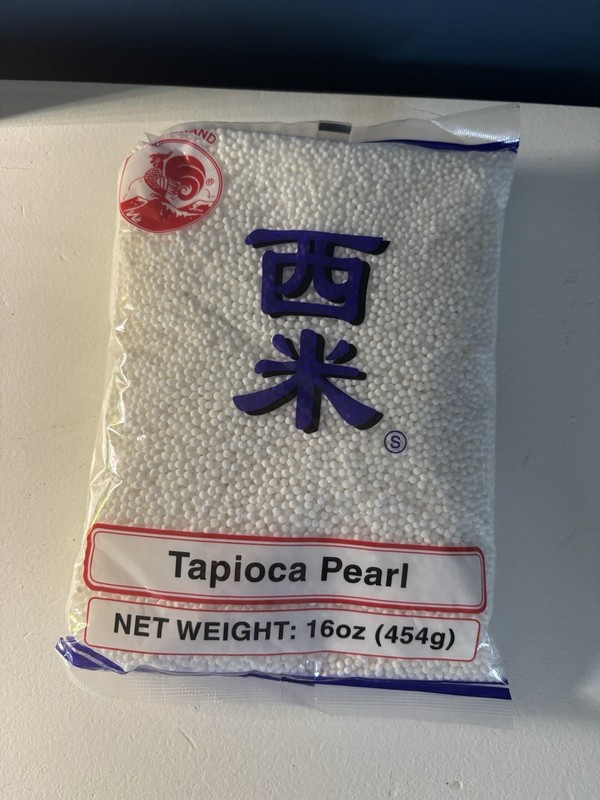 Mini White Tapioca Pearls Sago Tapioca Pearls White 13.2 oz