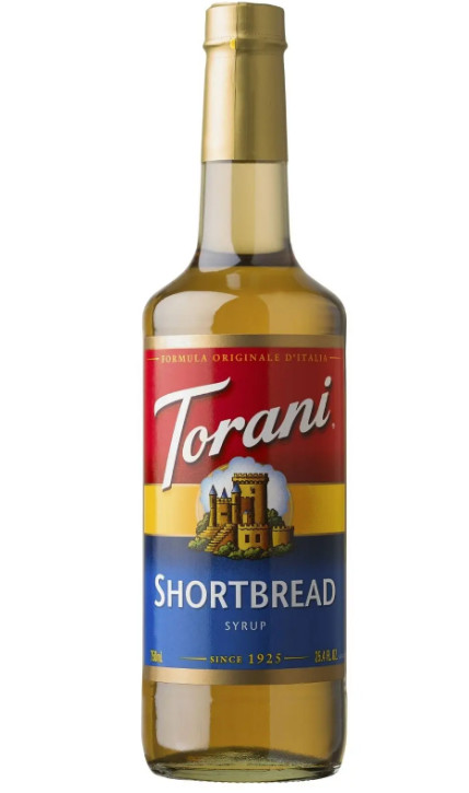 Torani Shortbread Syrup (750 mL), Premium Coffee & Cocktail Flavoring