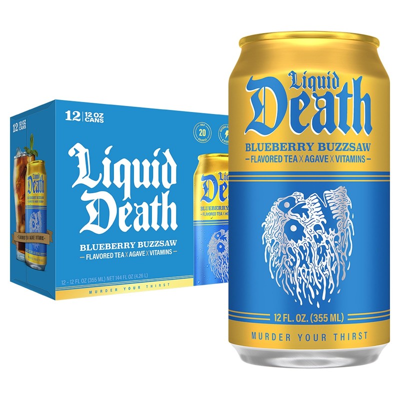 Iced Tea – Blueberry Buzzsaw (Blueberry-Flavored Black Tea), Less Sugar*, Boo…