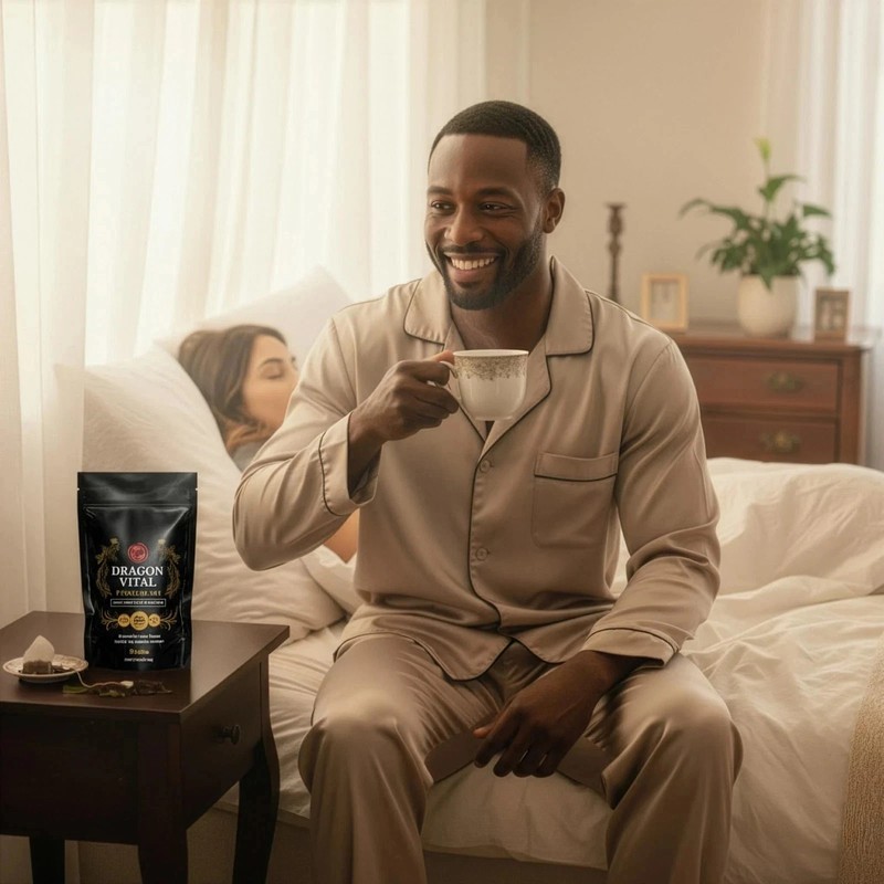 Dragon Vital Herbal Tea with Ginseng Maca – Natural Energy Support | Caffein... gallery