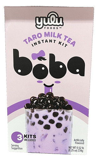 YULU Instant Boba Kit Taro Milk Tea