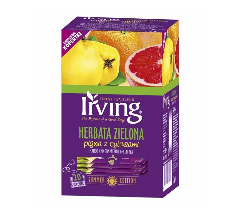 IRVING White Tea: QUINCE & CITRUS Fruit – Made in Europe- FREE US SHIPPING