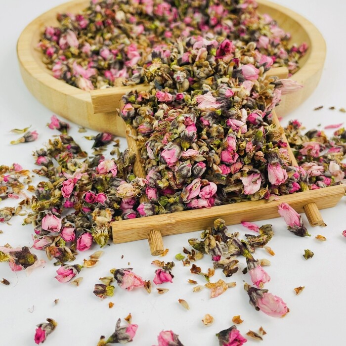 Dried Peach Flower Tea Raw Material Tea Dried Peach Blossom Flower Tea 500g gallery