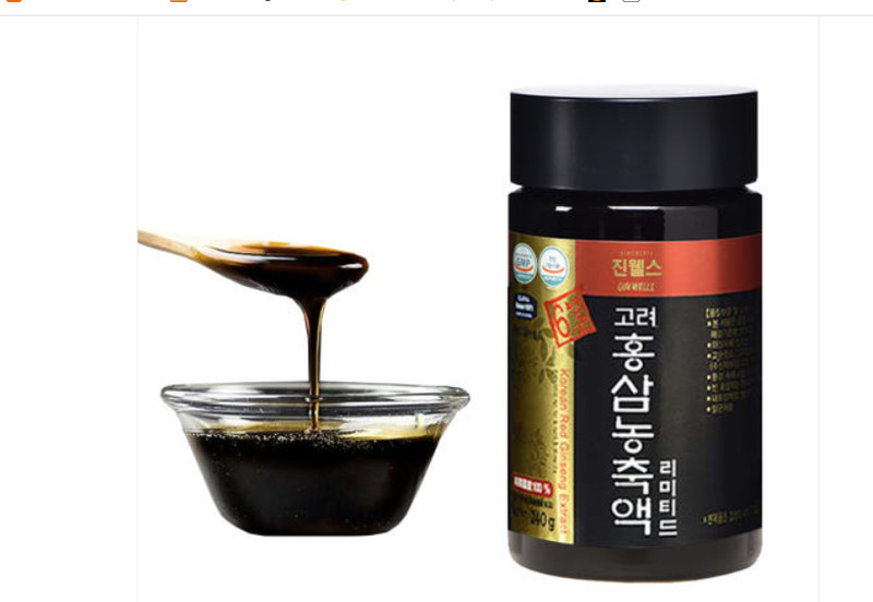 ILHWA Korean Red Ginseng Pure Extract 240g / 100% 6 Year Korean Ginseng Root gallery