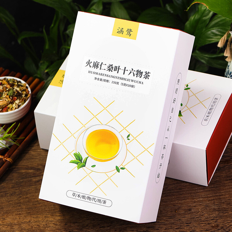 5g*30 Bags Organic Herbal Tea Hemp Seed Mulberry Leaf Sixteen Things Tea Healthy gallery