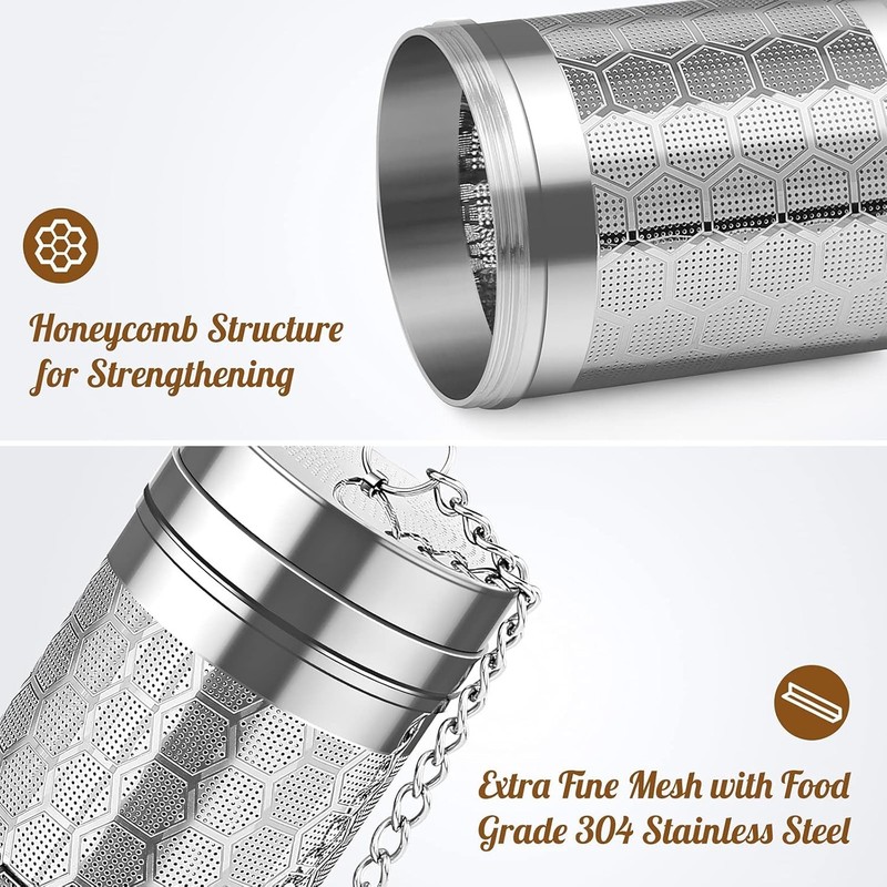 Tea Infusers Set for Loose Tea, 2 Pack gallery