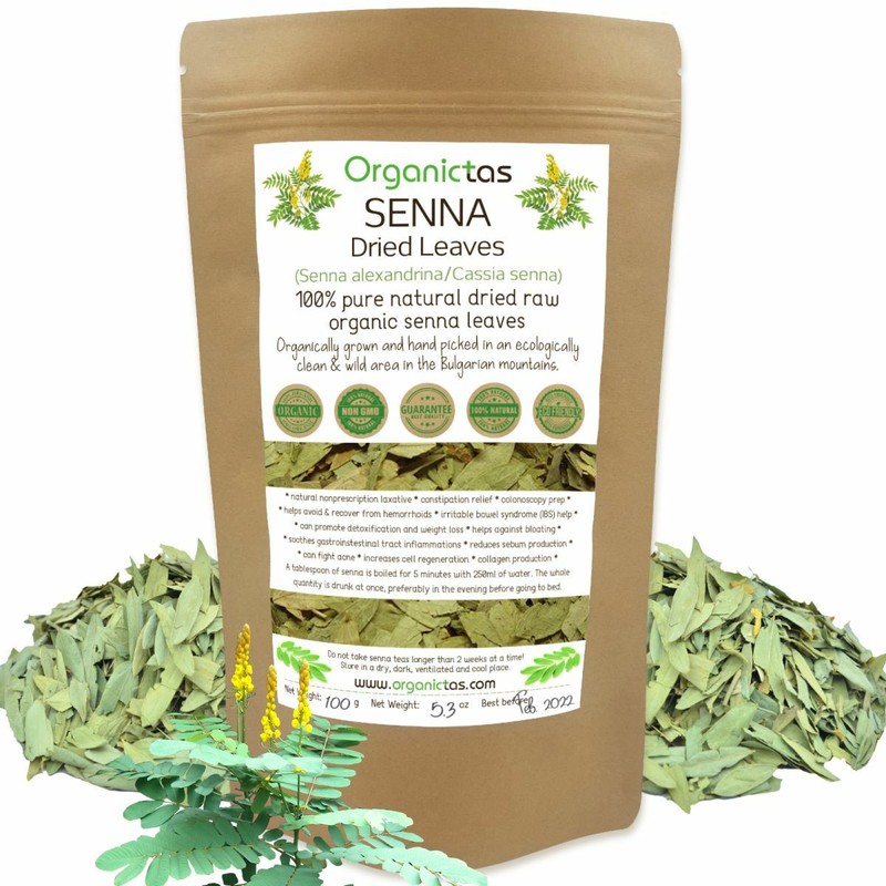 Organic SENNA LEAVES Herbal Tea Constipation Detox Weight Loss Premium Quality