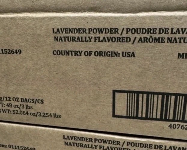 🪻 NEW! FACTORY SEALED CASE OF 4 STARBUCKS LAVENDER POWDER 12 OZ 2026! READ! 🪻