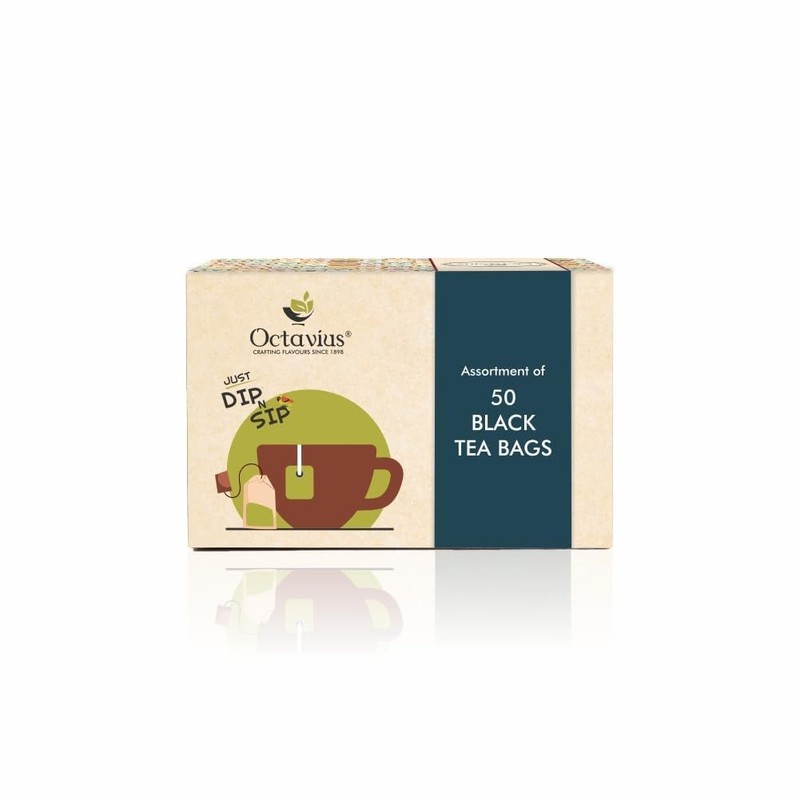 Octavius Assorted Black Tea Sampler Pack | 3 Flavours | 50 Tea Bags x 2 Packs... gallery