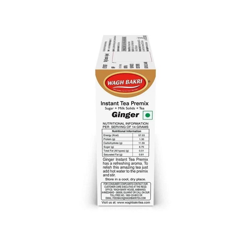 Wagh Bakri Ginger Instant Tea Premix, 140g Free Shipping World Wide gallery
