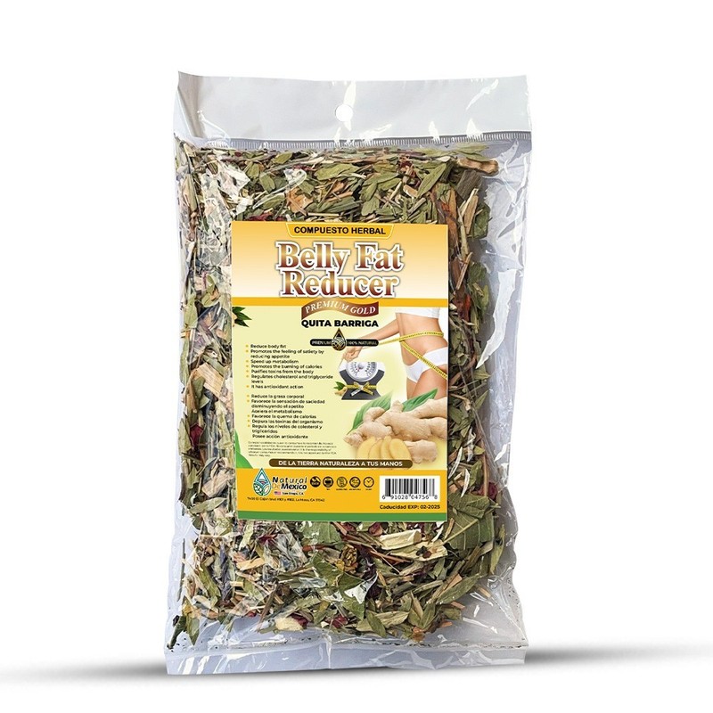 Quita Barriga Compuesto Te Herbal 4oz. Belly Reducer Tea 4 Oz. Natural de Mexico
