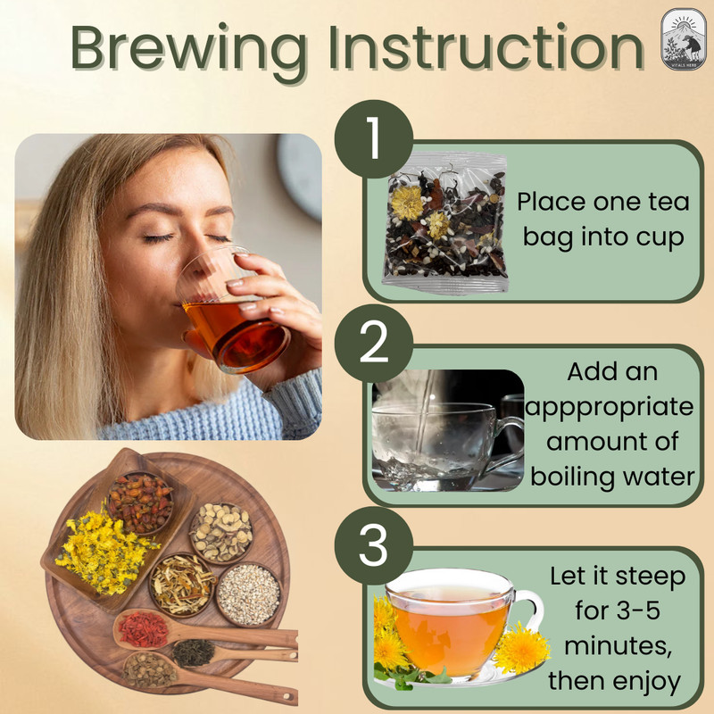 Spring Sale Collection: Dandelion & Wolfberry Blend Tea 120G (12 Bags) gallery