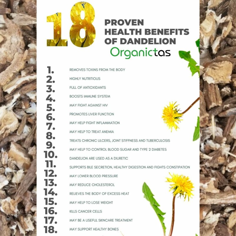 DANDELION ROOT Organic Premium Quality Tea Cut Taraxacum Officinalis 25-200g BIO gallery